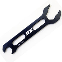 Thumbnail for Nitrous Express Custom Aluminum A-N Wrench for All NX Systems (6AN/4AN x 3AN)