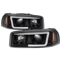 Thumbnail for Spyder GMC Sierra 1500/2500/3500 99-06 V2 Projector Headlights - DRL - Black PRO-YD-CDE00V2-LB-BK