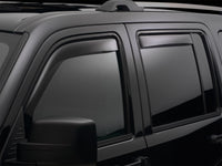 Thumbnail for WeatherTech 14+ Chevrolet Silverado 1500 Front and Rear Side Window Deflectors - Dark Smoke