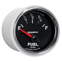 Thumbnail for AutoMeter Gauge Fuel Level 2-1/16in. 240 Ohm(e) to 33 Ohm(f) Elec Gs