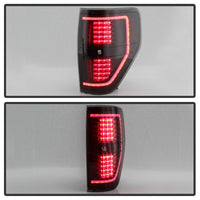 Thumbnail for xTune 09-14 Ford F-150 Light Bar LED Tail Lights - Black Smoke (ALT-JH-FF15009-LBLED-BSM)