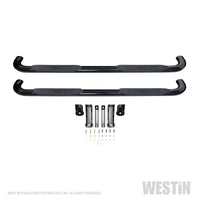 Thumbnail for Westin 2019 Chevrolet Silverado/Sierra 1500 Crew Cab Platinum 4 Oval Nerf Step Bars - Black