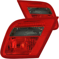 Thumbnail for ANZO 2000-2003 BMW 3 Series E46 Taillights Red/Smoke - Inner