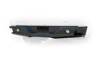 Thumbnail for DV8 Offroad 07-13 Toyota Tundra Rear Bumper Winch Ready - Black Powdercoat