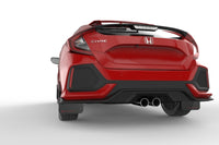 Thumbnail for Rally Armor 17-19 Honda Civic Sport/Sport Touring Black UR Mud Flap w/Red Logo