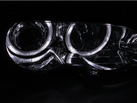 Thumbnail for ANZO 2000-2003 BMW 3 Series E46 Projector Headlights w/ Halo Chrome
