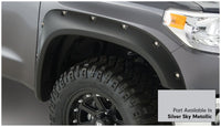 Thumbnail for Bushwacker 16-18 Toyota Tundra Fleetside Pocket Style Flares 4pc 66.7/78.7/97.6in Bed - Silver Sky