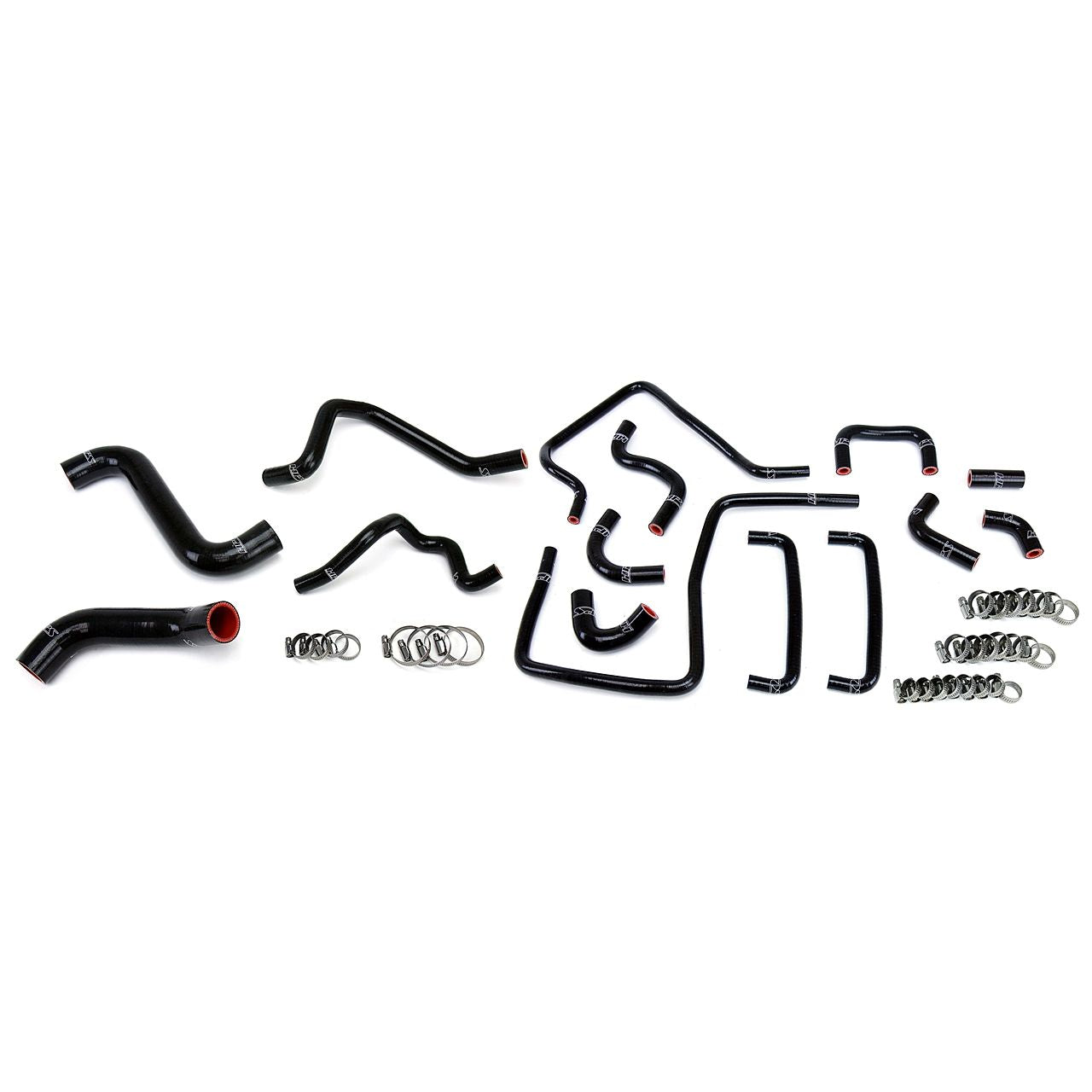 HPS Black Reinforced Silicone Radiator, Heater and Ancillary Hose Kit Coolant for Subaru 06-07 Impreza WRX 2.5L Turbo