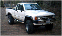 Thumbnail for Bushwacker 84-88 Toyota Extend-A-Fender Style Flares 4pc Compatible w/ Domestic Bed - Black