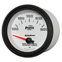 Thumbnail for Autometer Phantom II 2-5/8in 100-250 Degrees F Electrical Water Temperature Gauge