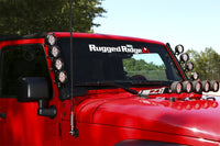 Thumbnail for Rugged Ridge 07-18 Jeep Wrangler JK Elite Fast Track Windshield Light Bar Mount w/o Crossbar