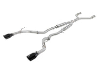 Thumbnail for aFe Takeda 2.5in 304 SS Cat-Back Exhaust System w/ Black Tips 16-18 Infiniti Q50 V6-3.0L (tt)