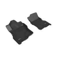 Thumbnail for 3D MAXpider 22-23 Nissan Frontier Crew Cab Kagu Floor Mat Front Row - Black