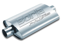 Thumbnail for Borla Universal Pro-XS Oval 2.5in Inlet/Outlet Center/Center Notched Muffler