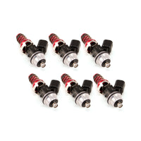 Thumbnail for Injector Dynamics 1340cc Injectors - 48mm Length - 11mm Gold Top - S2000 Lower Config (Set of 6)