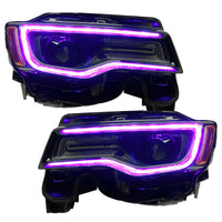 Thumbnail for Oracle 1421 Jeep Grand Cherokee Dynamic Headlight DRL Upgrade Kit  ColorSHIFT Dynamic SEE WARRANTY