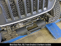 Thumbnail for RockJock JL/JT Winch Plate Kit Steel Bumper