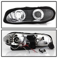 Thumbnail for Spyder Chevy Camaro 98-02 Projector Headlights LED Halo LED Blk - Low H1 PRO-YD-CCAM98-HL-BK