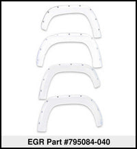 Thumbnail for EGR 16+ Toyota Tacoma w/Mudflap Bolt-On Look Color Match Fender Flares - Set - Super White