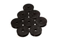 Thumbnail for Energy Suspension Polyurethane Pad Set - 2 9/32in OD x 7/16in Hole ID x 1/2in Height - Round Black