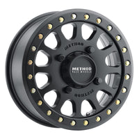 Thumbnail for Method MR401 UTV Beadlock 15x6 / 5+1/53mm Offset / 4x136 / 106mm CB Matte Black Wheel
