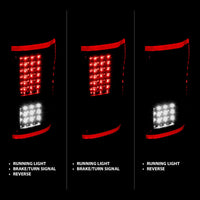 Thumbnail for ANZO 15-17 Ford F-150 LED Taillights Black w/ Sequential