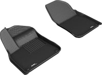 Thumbnail for 3D MAXpider 2019-2019 Porsche Cayenne Kagu 1st Row Floormat - Black