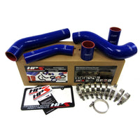 Thumbnail for HPS Blue Reinforced Silicone Intercooler Hose Kit for Mitsubishi Lancer EVO 10 X US-Spec