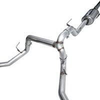 Thumbnail for AWE Tuning 2021+ Ford F-150 Tremor (w/ Bumper Cutouts) 0FG Non-Resonated Catback -Diamond Black Tips