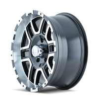 Thumbnail for ION Type 179 17x8 / 6x127 BP / 10mm Offset / 78.3mm Hub Black/Machined Wheel