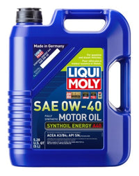 Thumbnail for LIQUI MOLY 5L Synthoil Energy A40 Motor Oil SAE 0W40 - Single