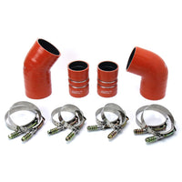 Thumbnail for HPS High Temp Aramid Reinforced Silicone Intercooler Hose Boots Kit for Chevy 2004.5 - 2005 Silverado 2500 HD 6.6L Duramax LLY Diesel