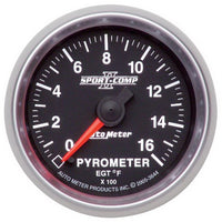 Thumbnail for Autometer Sport-Comp II Full Sweep Electronic 52mm 0-1600 degree F Pyrometer Gauge