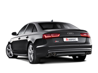 Thumbnail for Akrapovic 13-17 Audi S6 Avant/Limousine (C7) Evolution Line Cat Back (Titanium) w/ Carbon Tips