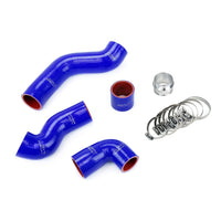 Thumbnail for HPS Blue Reinforced Silicone Intercooler Hose Kit for Volkswagen 00-01 Golf MK4 1.8T Turbo AWP