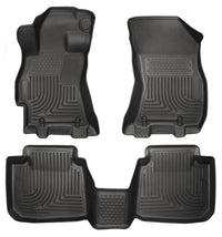 Thumbnail for Husky Liners 2015 Subaru Legacy/Outback Weatherbeater Black Front & 2nd Seat Floor Liners