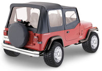 Thumbnail for Rampage 1976-1983 Jeep CJ5 Complete Top - Black Denim