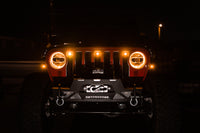 Thumbnail for DV8 Offroad 2018+ Jeep JL Grill Amber Marker Lights