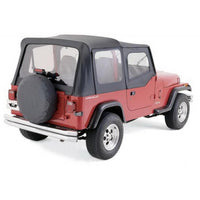 Thumbnail for Rampage 1988-1995 Jeep Wrangler(YJ) OEM Replacement Top - Black Denim