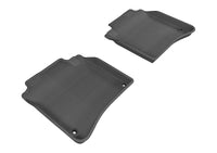 Thumbnail for 3D MAXpider 2014-2019 Mercedes-Benz S-Class W222 Kagu 2nd Row Floormats - Black