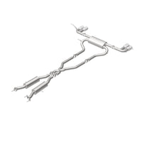 Thumbnail for MagnaFlow Cat Back, SS, 2.5in, Quad Split Polish 4in tip 14-15 Jeep Grand Cherokee 3.6L/5.7L V6/V8