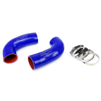 Thumbnail for HPS Silicone Post MAF Dual Air Intake Tubes Kit Blue 5.0L V8 for BMW 98-03 M5 E39