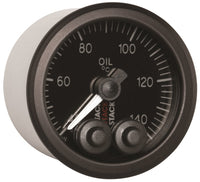 Thumbnail for Autometer Stack 52mm 40-140 Deg C 1/8in NPTF Male Pro-Control Oil Temp Gauge - Black