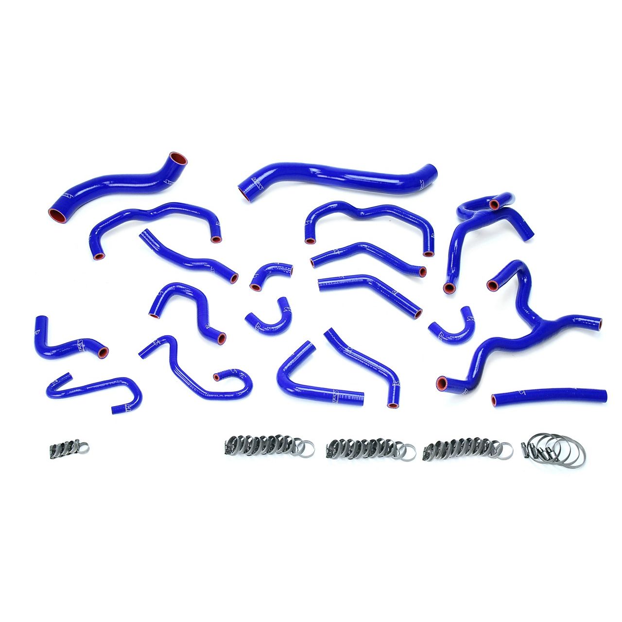 HPS Blue Reinforced Silicone Radiator + Heater Hose Kit Coolant for Lexus 17-18 LX570 5.7L V8