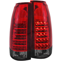 Thumbnail for ANZO 1999-2000 Cadillac Escalade LED Taillights Red/Smoke
