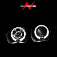 Thumbnail for ANZO 2000-2004 Infiniti I30 Projector Headlights w/ Halo Black