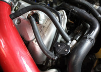 Thumbnail for J&L 99-04 Ford Mustang SVT Cobra Passenger Side Oil Separator 3.0 - Black Anodized