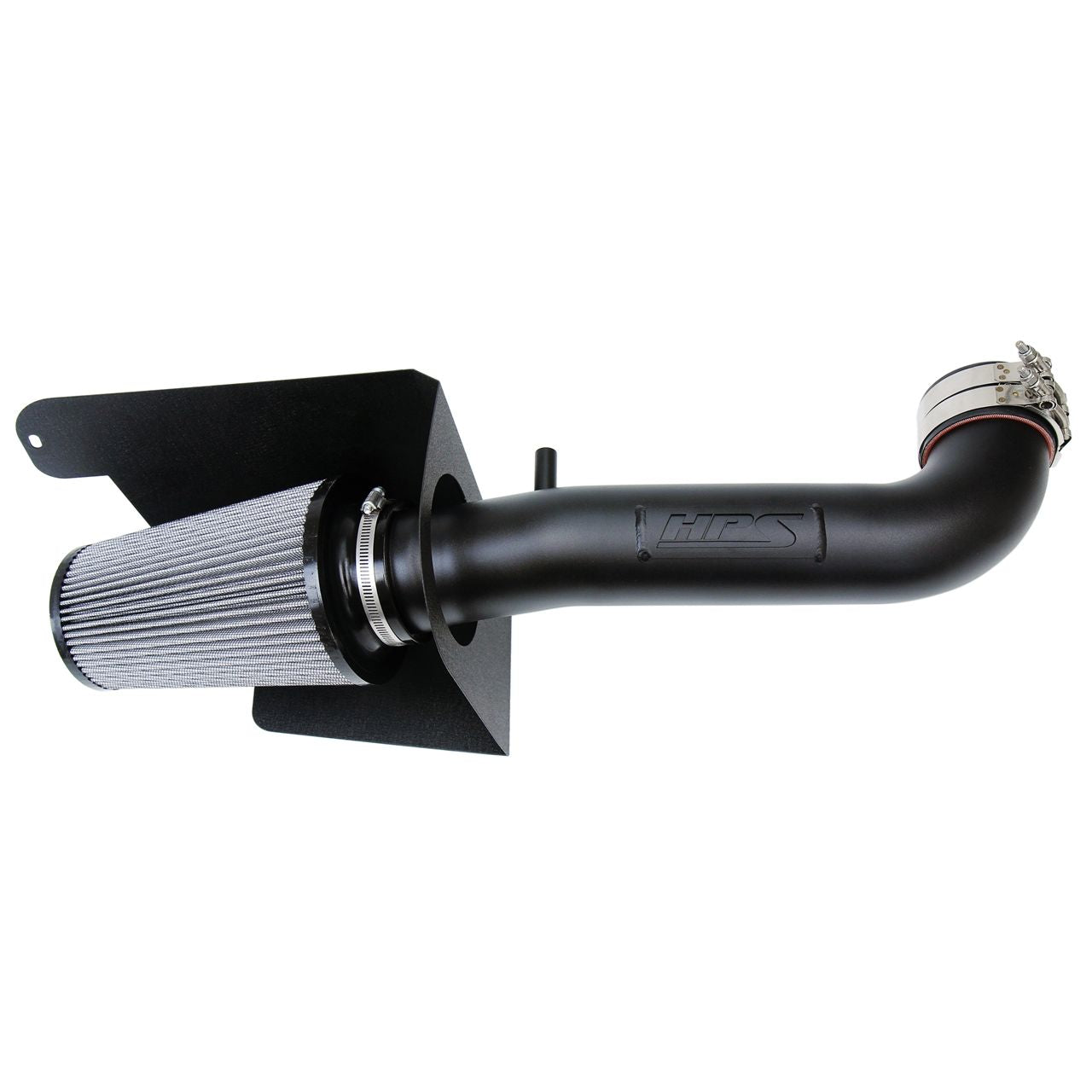 HPS Cold Air Intake Kit 12-18 Jeep Wrangler JK 3.6L V6, Includes Heat Shield, Black