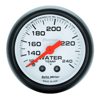 Thumbnail for Autometer Phantom 52mm 120-240 Deg F Mechanical Water Temp Gauge