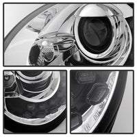 Thumbnail for Spyder Volkswagen Beetle 1998-2005 Projector Headlights DRL Chrome PRO-YD-VB98-DRL-C